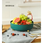 Cosmetics storage box rotating table top skin care storage basket finishing box household light luxury storage box tray