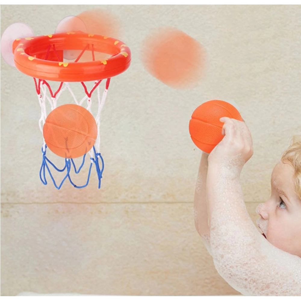 Mini Shooting Basket Bathtub Water Play Set Basketball Backboard With 3 Balls Funny Shower Bath Fun Toys For Toddlers